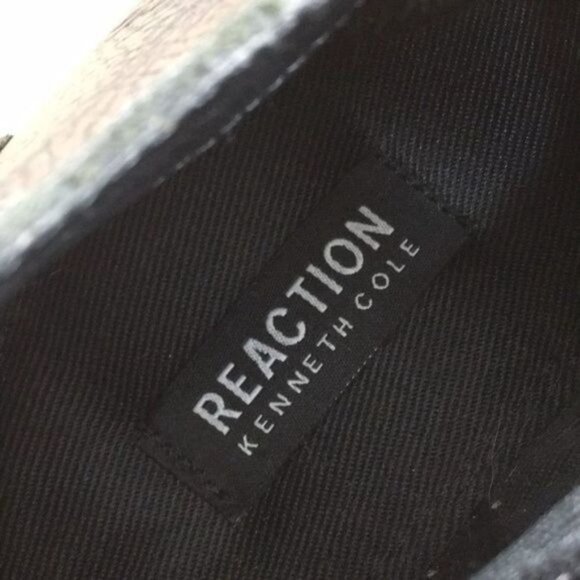 Kenneth Cole Reaction Black Leather Chukka Boot Mens 9M Lace Up Shoes - Picture 8 of 12